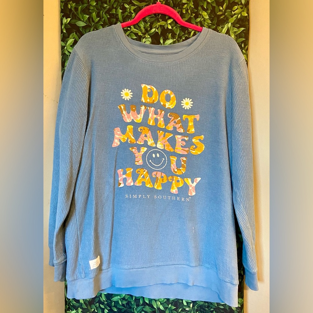 Simply Southern M long sleeve sweatshirt